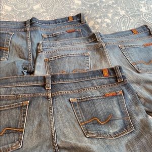 Three vintage pairs of 7’s:$90 for all 3!